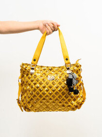 Stylish Gold Pattern Ladies Bags
