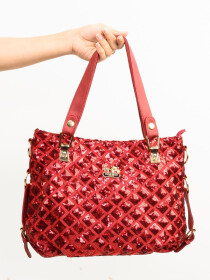 Stylish Red Pattern Ladies Bags