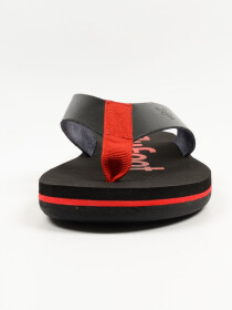 Black & Red Men Designed Flip-Flop