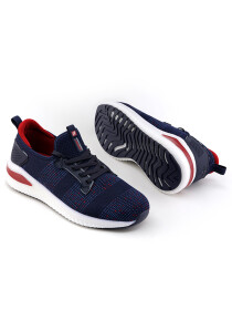 Men Navy/Dark Red Sports Lifestyle Shoes