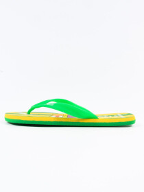Men Green & Yellow Comfort Flip Flop