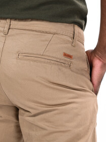 Men's Khaki Slim Fit Comfort Twill Chino Shorts