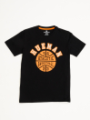 Boys' Black Athletic Basketball Short Sleeve Crew Neck T-Shirt