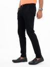Men's Black Slim Fit Stretch Chino Pant