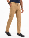 Men's Khaki Slim Fit Stretch Chino Pant