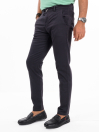 Men's Charcoal Slim Fit Stretch Chino Pant
