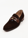 Premium & Classic Suede Leather Men's Brown Shoes