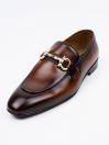 Men Brown Stylish Leather Formal Shoes