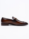 Men Brown Stylish Leather Formal Shoes