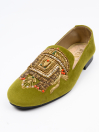 Men Luxury Green Loafer