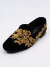 Men Embellished Luxury Black Loafers