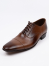 Men Brown Leather Formal Oxford Shoes