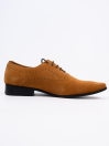 Men Mustard Leather Formal Oxford Shoes