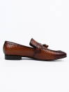 Men Brown Tasseled Formal Shoes