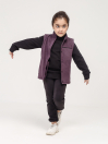 Little Girls' Noble Purple Vest Jacket
