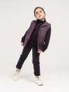 Little Girls' Noble Purple Vest Jacket