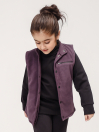 Big Girls' Noble Purple Vest Jacket
