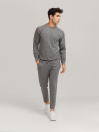 Men's Grey Melange Performance Sweatshirt
