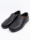 Men's Black Comfortable Leather Loafers