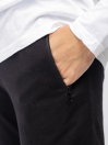 Men's White Basic Long Sleeve V-Neck Tee
