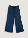 Girls' Navy Blue Flare Pants