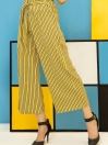 Soft Georgette Yellow Striped Trouser