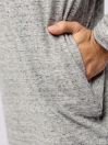Men's Grey Patch Pocket Tunic Shirt