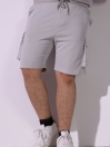 Terry Grey Essence Basic Shorts (Plus Size)