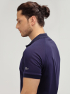 Men Navy Blue B-Fit Quick Dry Polo