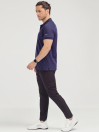 Men Navy Blue B-Fit Quick Dry Polo