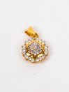 21k Gold plated pendant set