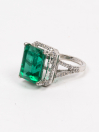 Emerald Top Ring