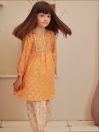 Girls 3PCS Dress Made From Jacquard Lawn_Seher