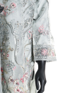 Women Grey Semi Formal Pret Organza 3 Piece Dress