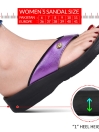 Purple/Black Orthopedic Ladies Flip Flop