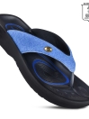 Blue/Black Dust Orthopedic Flip Flops