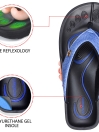 Blue/Black Dust Orthopedic Flip Flops
