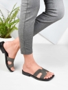 Flaneur Women’s Grey Flat Sandals