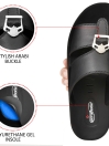 Attic Men's Black Durable Slippers