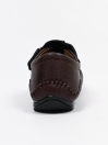 Men's Brown Shoe-Style Leather Sandals