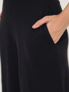 Women's Black Sleeveless Flare Jumpsuit