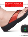 Red Orthopedic Ladies Flip Flop
