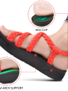 Red Arch Support Women’s Slingback Sandals