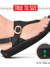 Ridge Black Ankle Strap Sandals