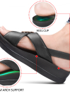 Black Platform Sandals for Women