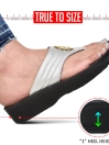 Womens Silver Thong Sandals