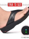 Black Thong Sandals for Women