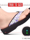 Ladies Purple Flip Flops