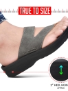Women Grey Arch Support Sandals