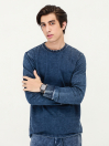Men's Denim Sweatshirt